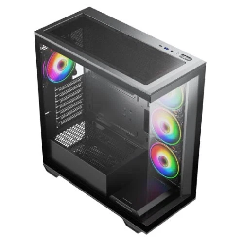 Vida Solus ATX RGB Case Glass Front & Side 4 ARGB Fans | USB-C Support - Image 2 of 4