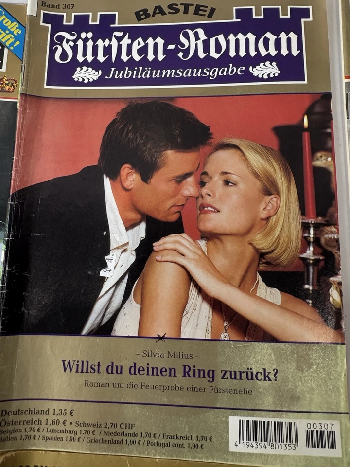 Vintage 10x Lot Romanhefte German Deutsch Romance Magazines BASTEI Furften  G-41 Foto 4 de 4
