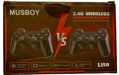 2.4G Wireless Gamepad 4K HD Stick Support 10 Simulator Dual Player Open Source