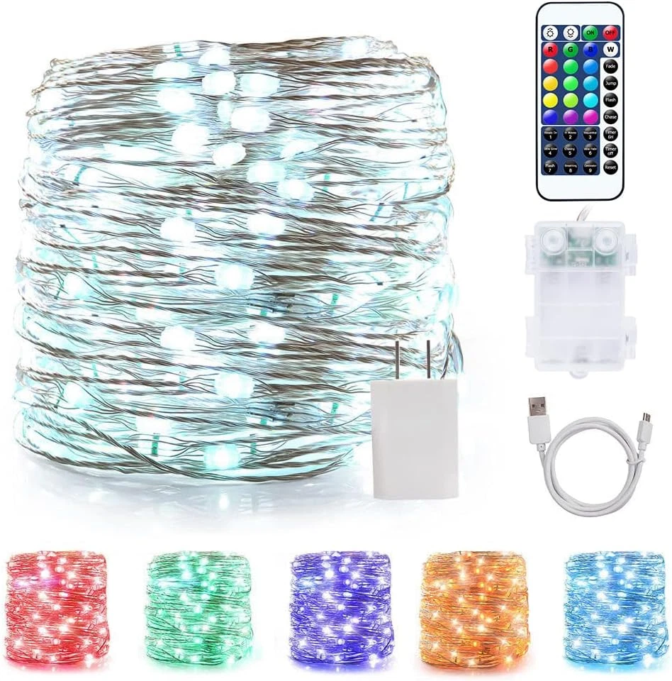 LED String Lights Indoor Fairy Light Multi Color Changing, Waterproof Firefly Li
Opens in a new wind