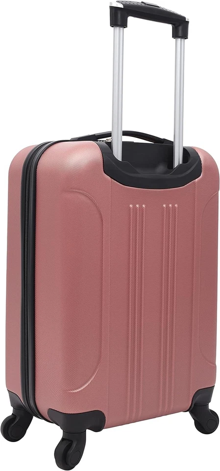 Travelers Club Cosmo Luggage, Rose Gold - 20 Carry-On 20-Inch,  - Image 4 of 4