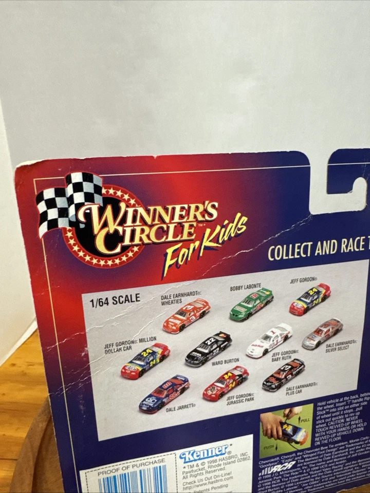 Vintage Winners Circle For Kids Jeff Gordon Rip Cord Car NEW - Image 4 of 4