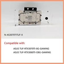 Granzon GPU Water Block For ASUS TUF RTX 3070Ti 8G GAMING N-AS3070TITUF-X