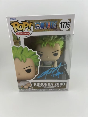 Christopher Sabat Signed Funko 923 One Piece Roronoa Zoro Chris Blue OC Cert