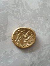 gauloises Superbe Statère Ambiens Uniface Poids 6,28gr .1er Type 