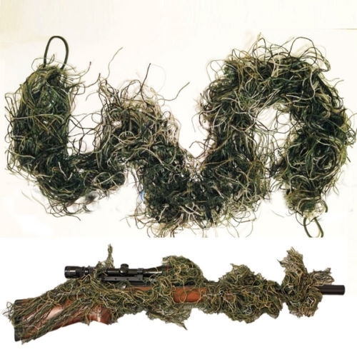 ARMY Tactical Camo Rifle Gun Wrap Cover For Camo Yowie Ghillie Sniper Paintball - Picture 1 of 6