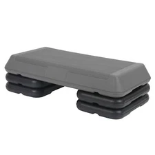 28" Aerobic Step Board Health Trainer w/ Riser Step Gym Use Fitness Exercise