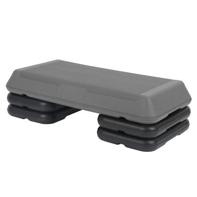 28'' Aerobic Step Board Health Trainer w/ Riser Step Gym Use Fitness Exercise