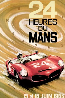 Collector Studio - Fine Automotive Memorabilia - 1971 'Le Mans' movie poster - huge format Italian