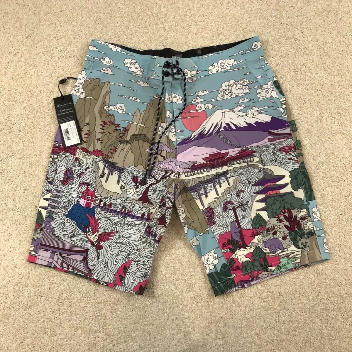 Greyson Swim Shorts Mens 32 Forbidden City Indian Wells New | eBay