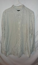 Boss Hugo Boss Light  Dark Blue Plaid Button Down Mens XL Shirt