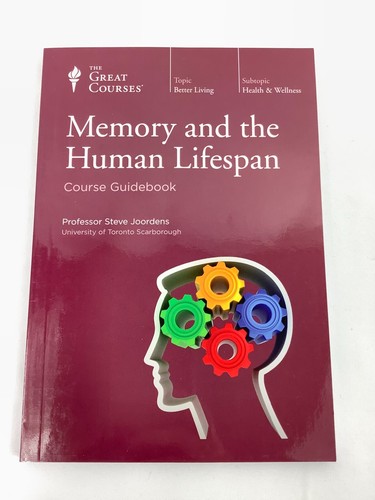 Great Courses: Memory and the Human Lifespan- DVD, Guidebook, Transcript - Picture 5 of 10
