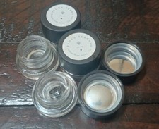 4 Pack Circular 5ml Glass Concentrate Jars With Black Lids Child Resistant