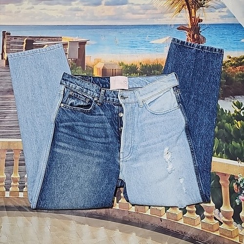 Revice Distressed Button Two Tone Jeans Größe 27 - Bild 2 von 9