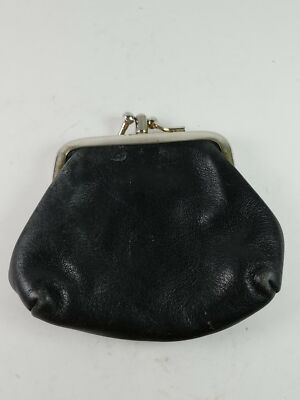 に Axiom Black Leather Clutch Purse Wallet Coinpurse | eBay