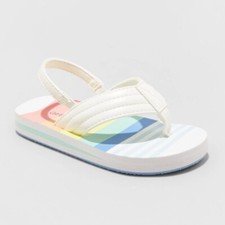 Toddler Shawn Slip-On Flip Flop Sandals - Cat Jack White M