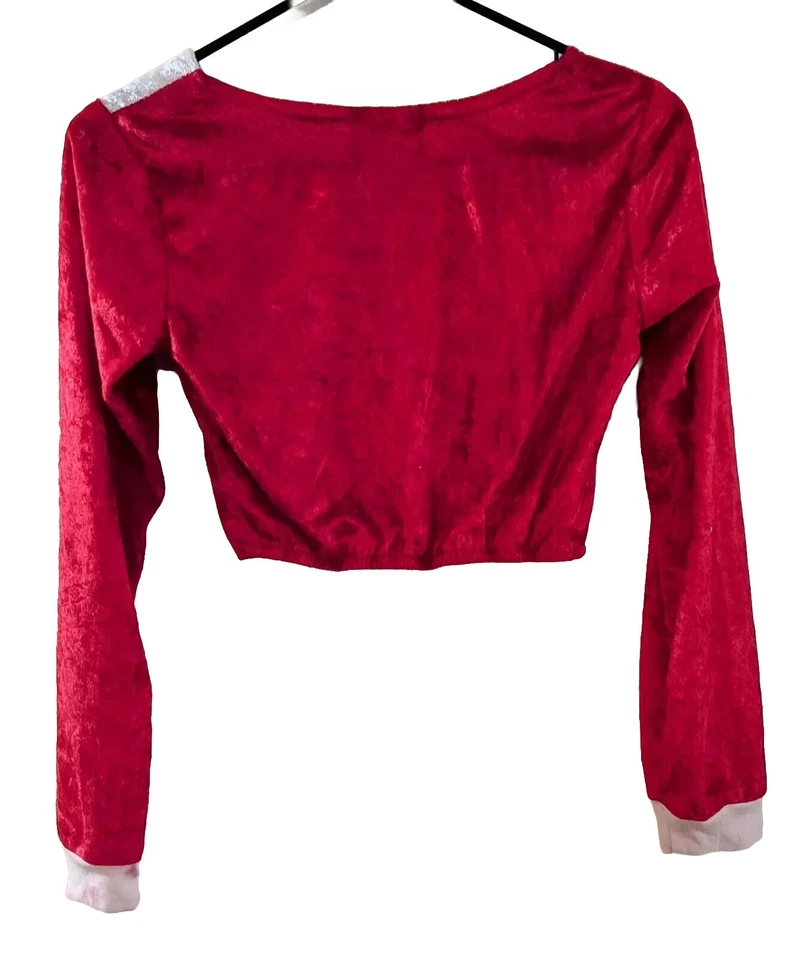 Sexy Disfraz de Animadora Charades Manga Larga Rojo Blanco Talla Adulto L Foto 3 de 4