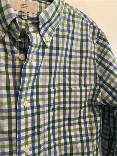Jack Spade Warren Street New York Button Down Long Sleeve Casual Shirt Size Med - Picture 3 of 5