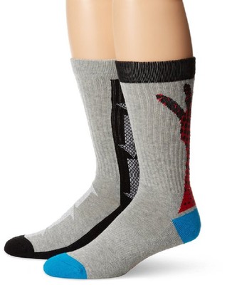 K. Bell Socken Herren 2 Packung Hand Und Pfeile Tech Crew Socken Einheitsgröße