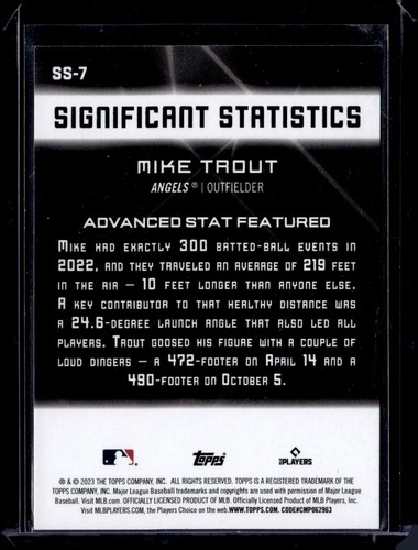 2023 Topps Significant Statistics Baseball Complete Your Set - Picture 7 of 19