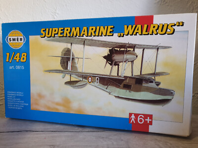 SMER 0815 Supermarine Walrus England Aircraft 1:48 Model Kit Royal Air Force