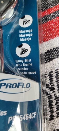 PROFLO PF0546CP 1,75 GPM Multifunktions-Jet-Handdusche - Chrom - Bild 3 von 9