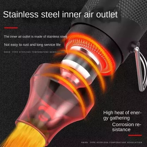 Mini Heat Gun DIY Electric Nozzles Tool Hot Air Gun Embossing Drying Paint USA - Picture 3 of 14