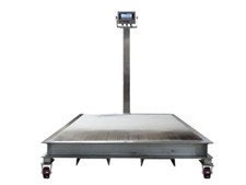 SellEton SL-800-SS-PPF 2'x2' Portable Stainless Steel Pit Frame Scale Protector