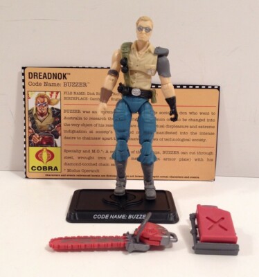 GI Joe 25th Anniversary Buzzer loose figure 4inch Cobra Dreadnok
