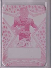 Jaden Rashada 2023 Leaf 1/1 Un-Autographed Printing Plate Exotic Magenta Cheeta
