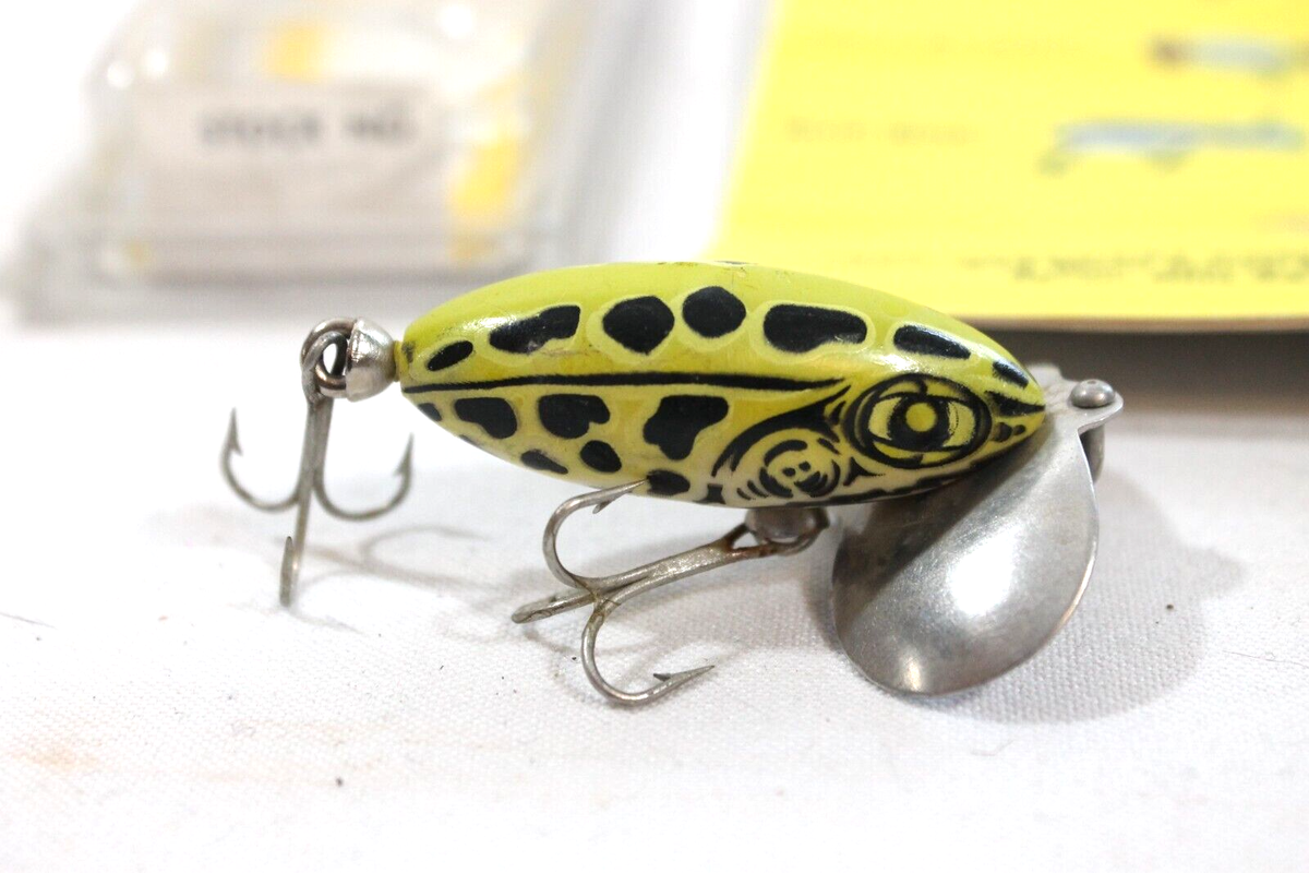 Fred Arbogast Vintage Jitterbug Lure 630- 1/4 oz With Package and