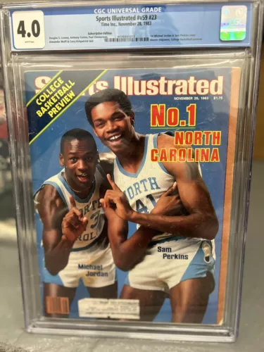 1983 Sports Illustrated November 28  CGC 4.0 Graded Michael Jordan, First Cover