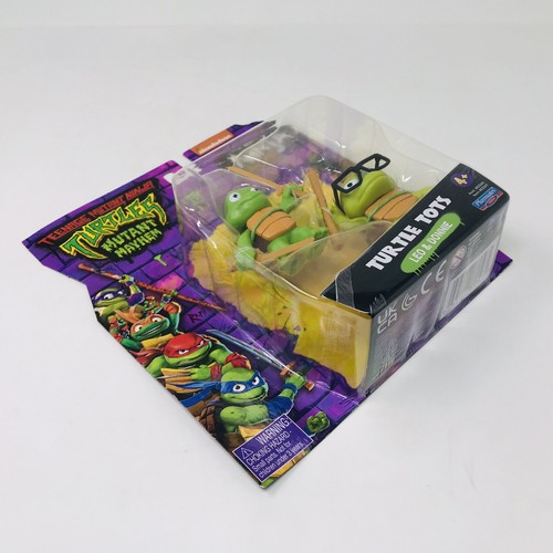 Playmates TMNT Teenage Ninja Turtles Mutant Mayhem Leo Donnie TOTS (bersaglio) NUOVO - Foto 5 di 6
