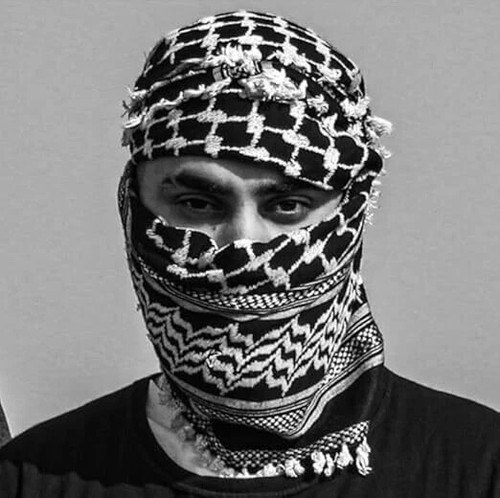 Arab Keffiyeh Shemagh Original Palästina Schal Kufiya Arafat Baumwolle Hatta Scarf - Bild 2 von 5
