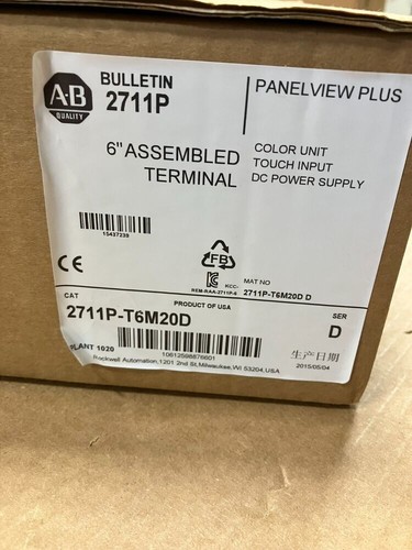 NEU AB 2711P-T6M20D Touchpad Touchscreen PanelView Plus 600 2711PT6M20D - Bild 1 von 1