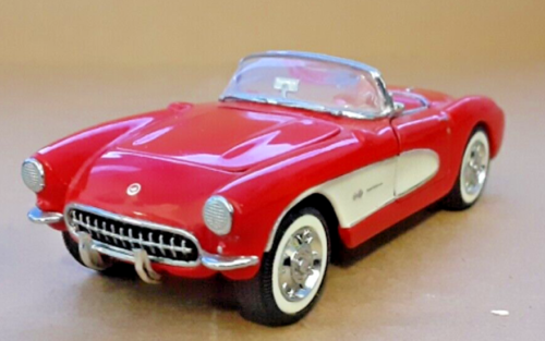 Beautiful Franklin Mint 1/43 Scale Model Car 1957 Chevrolet Corvette - RED - Picture 1 of 13