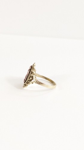 Größe 7,5 Virgincita 14k Gold Ring Our Lady of Guadalupe Mutter Maria Ring - Bild 4 von 10