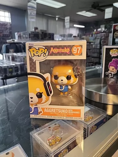 Funko Pop! Vinyl: Aggretsuko with Headphones #97 Ships With Protector 