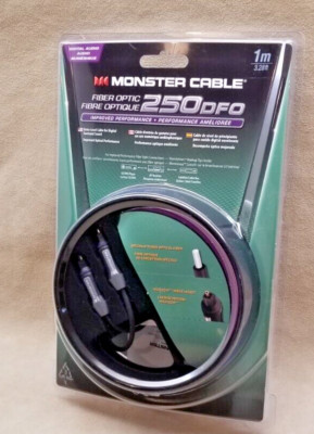 Monster Cable 250DFO Digital Optical cable Monster Cable Fiber Optic 250 DFO 1M