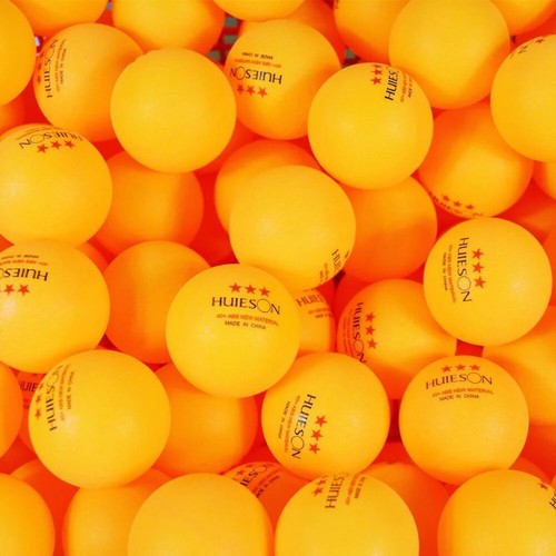 10 PIEZAS Huieson Nuevas Pelotas de Tenis de Mesa de Plástico ABS 3 Estrellas 2.8G 40+Mm Ping Pong Ba - Imagen 5 de 11