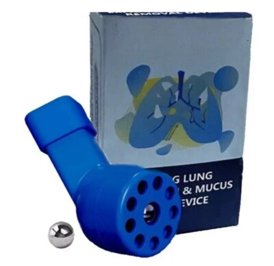 Breathing Lung Expansion & Mucus Removal Device Handheld NEW In Box