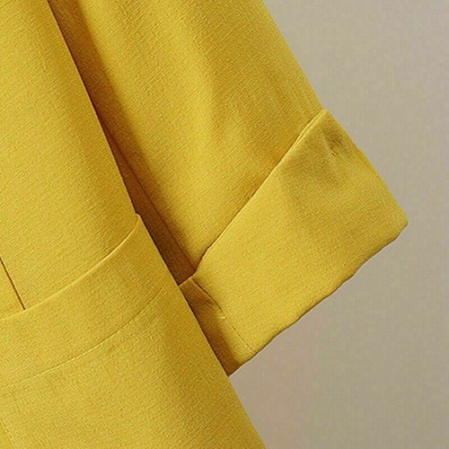 2025 Womens Ladies Formal Plus Size 3/4 Sleeve Coat Jacket Suit Blazer@!! - Picture 10 of 13