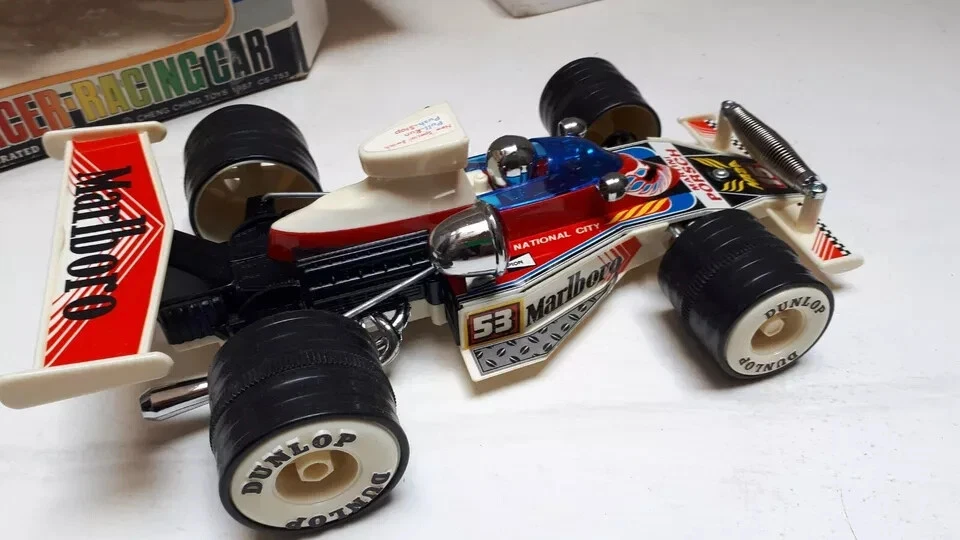 Martini Porsch Modellino Auto Vintage 1:18 F1 Formula 1 Cheng Ching Toys 1987 - Immagine 4 di 4