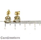 New GIA 14k yellow gold 2.01ct SI2 J round diamond stud earrings Natural — photo 7