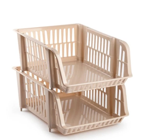 PlasticForte - Cesti impilabili in plastica 1 PEZZO 38 x 28 x 15 - Immagine 3 di 4