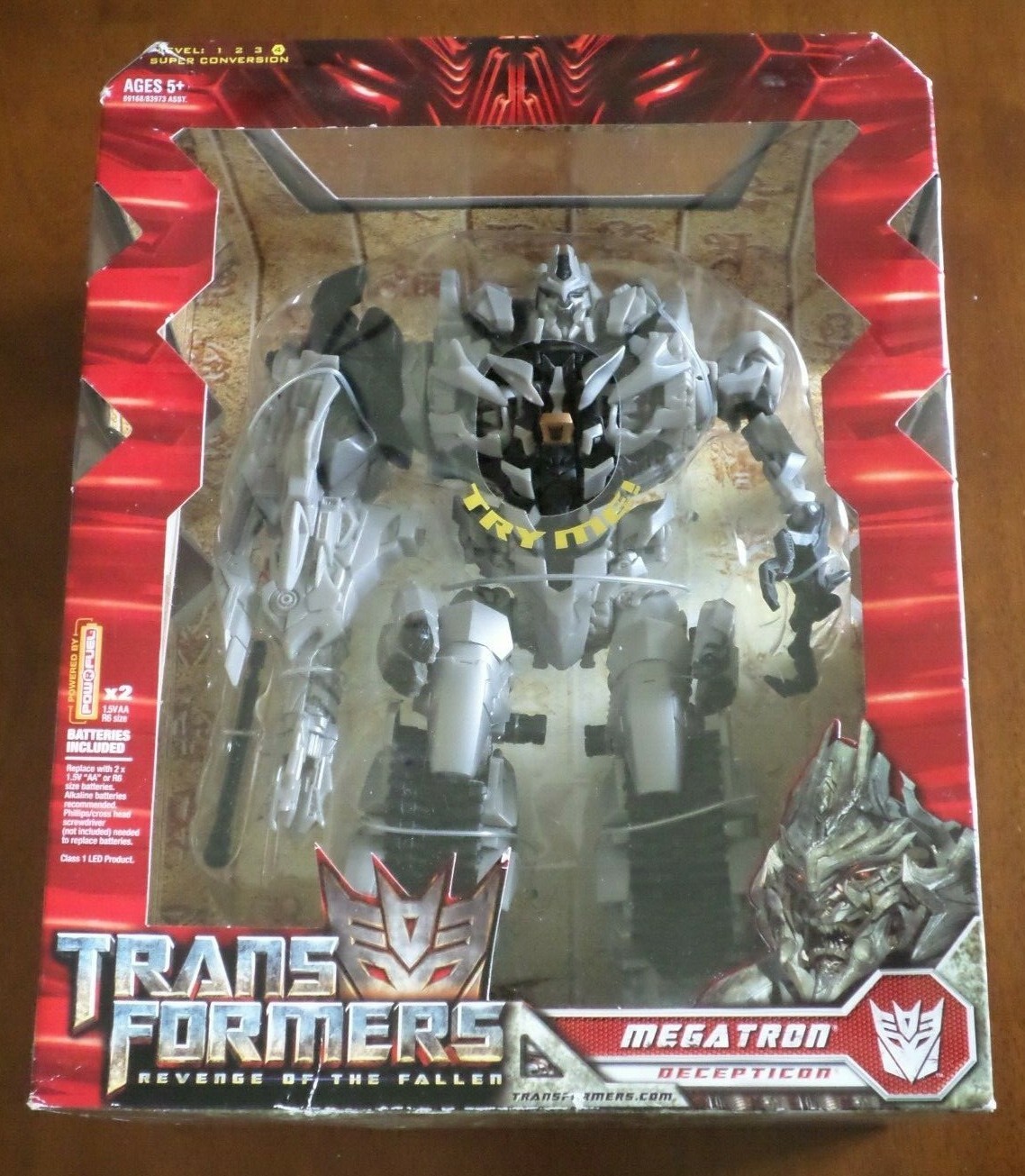 NEW NISB 2008 TRANSFORMERS MEGATRON DECEPTICON LEADER CLASS redF REVENGE FALLEN NEW NISB 2008 TRANSFORMERS MEGATRON DECEPTICON LEADER CLASS redF REVENGE FALLEN