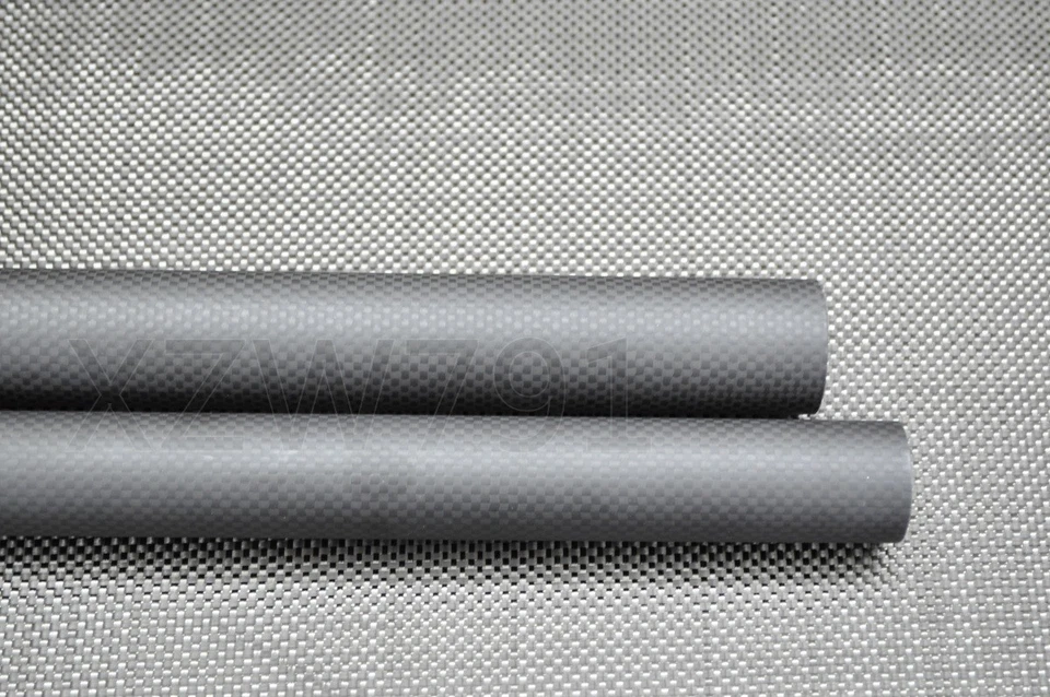 8MM OD X 4mm 5mm 6mm 7mm ID X 500MM 100% Roll Wrapped Carbon Fiber Tube 3K - Image 3 of 3