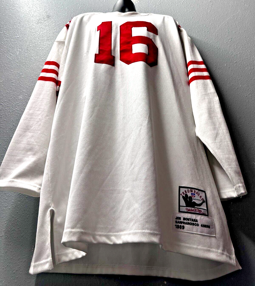San Francisco 49ers Joe Montana Mitchelle & Ness Long Sleeve