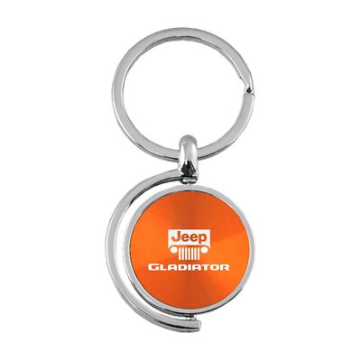 Jeep Gladiator Spinner Key Ring (Orange)