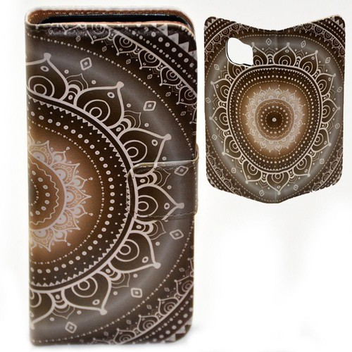 For OPPO Series - Mandala Pattern Theme Print Wallet Mobile Phone Case Cover #5 - Picture 4 of 24